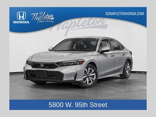Solar Silver Metallic 2026 Honda Civic LX