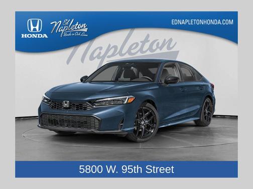 Blue Lagoon Pearl 2026 Honda Civic Sport