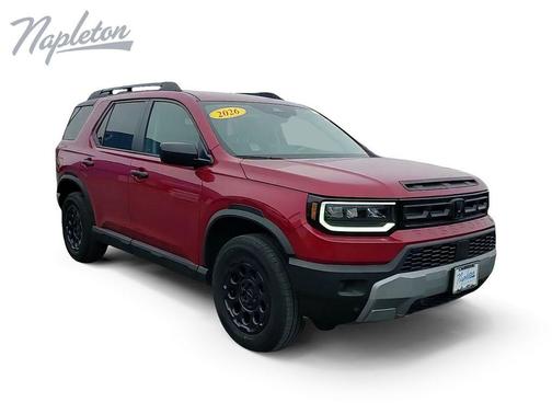 Radiant Red Metallic II 2026 Honda Passport AWD RTL Blackout