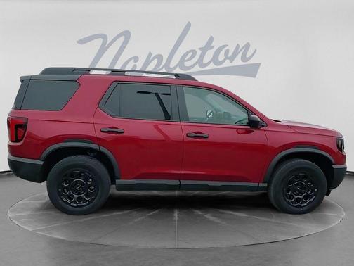 Radiant Red Metallic II 2026 Honda Passport AWD RTL Blackout