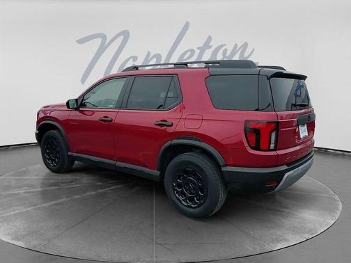 Radiant Red Metallic II 2026 Honda Passport AWD RTL Blackout