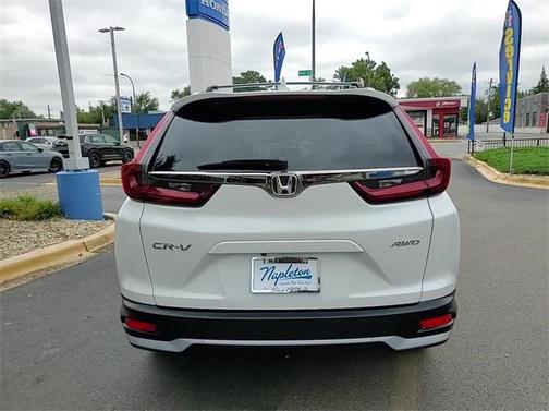 Platinum White Pearl 2021 Honda CR-V AWD EX-L