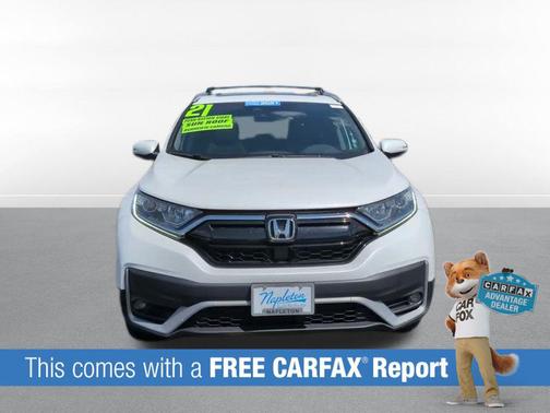 Platinum White Pearl 2021 Honda CR-V AWD EX-L