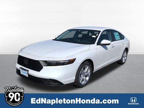 Platinum White Pearl 2026 Honda Accord LX 1.5T Sedan