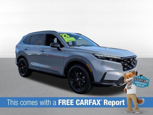 Gray 2023 Honda CR-V Hybrid Sport AWD