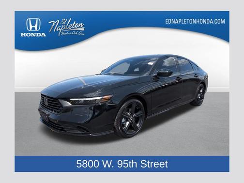 Crystal Black Pearl 2026 Honda Accord Hybrid Sport-L