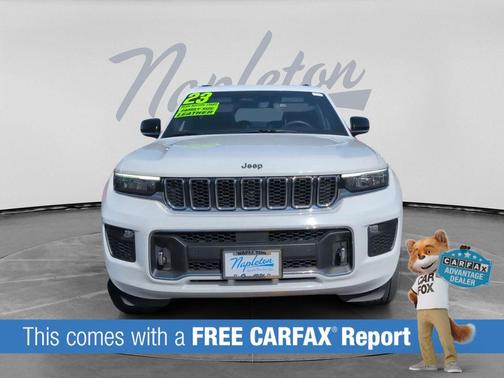 Bright White Clearcoat 2023 Jeep Grand Cherokee L Overland