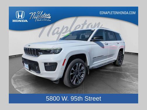 Bright White Clearcoat 2023 Jeep Grand Cherokee L Overland