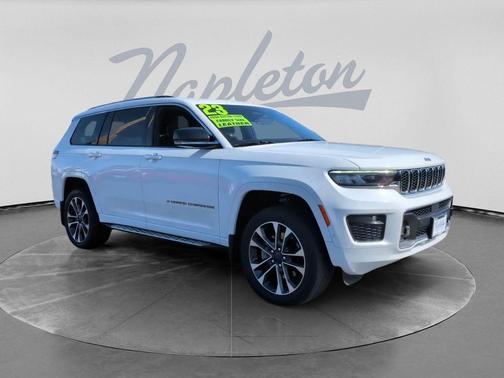 Bright White Clearcoat 2023 Jeep Grand Cherokee L Overland