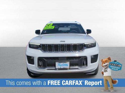 Bright White Clearcoat 2023 Jeep Grand Cherokee L Overland