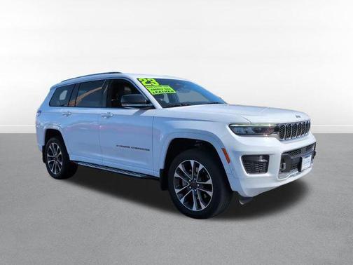 Bright White Clearcoat 2023 Jeep Grand Cherokee L Overland