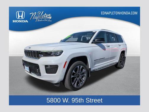 Bright White Clearcoat 2023 Jeep Grand Cherokee L Overland