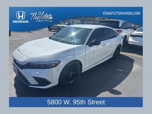 Platinum White Pearl 2023 Honda Civic Sport