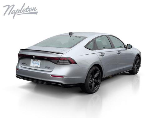 Solar Silver Metallic 2026 Honda Accord Hybrid Sport-L