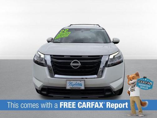 Pearl White Tricoat 2022 Nissan Pathfinder SV 4WD