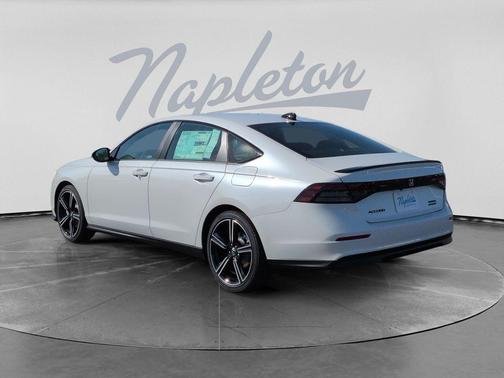 Platinum White Pearl 2026 Honda Accord Hybrid Sport
