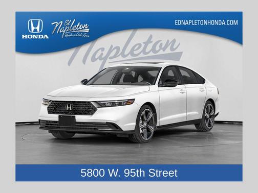 Platinum White Pearl 2026 Honda Accord Hybrid Sport
