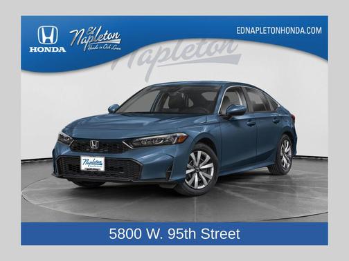Blue Lagoon Pearl 2026 Honda Civic LX