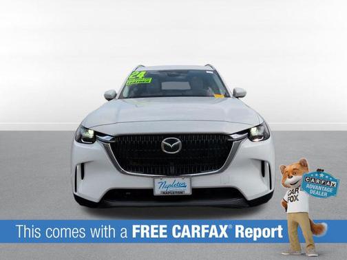 Rhodium White Premium 2024 Mazda CX-90 3.3 Turbo Preferred Plus