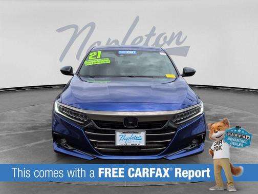 Still Night Pearl 2021 Honda Accord Sport 1.5T