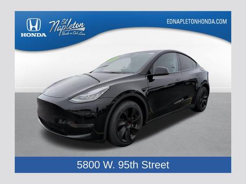 Solid Black 2022 Tesla Model Y Long Range Dual Motor All-Wheel Drive
