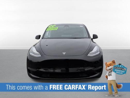 Solid Black 2022 Tesla Model Y Long Range Dual Motor All-Wheel Drive
