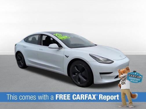 Pearl White Multi-Coat 2020 Tesla Model 3 Long Range
