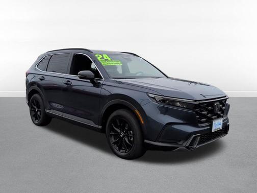 Blue 2024 Honda CR-V Hybrid Sport AWD