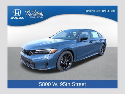 Blue Lagoon Pearl 2026 Honda Civic Sport