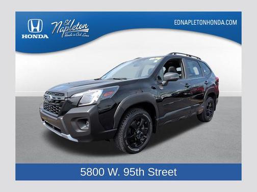 Crystal Black Silica 2023 Subaru Forester Wilderness