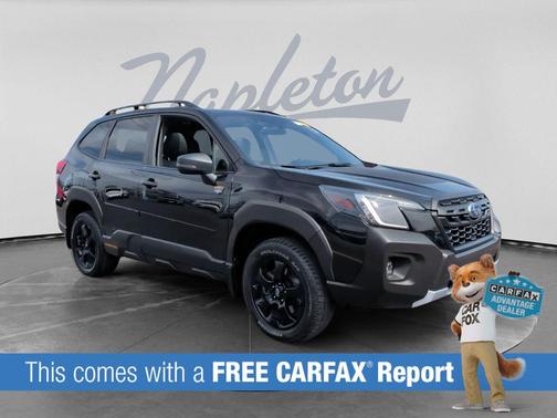 Crystal Black Silica 2023 Subaru Forester Wilderness