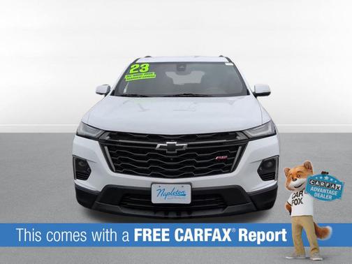 Summit White 2023 Chevrolet Traverse RS