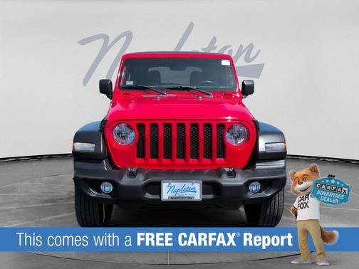 Firecracker Red Clearcoat 2022 Jeep Wrangler Unlimited Sport