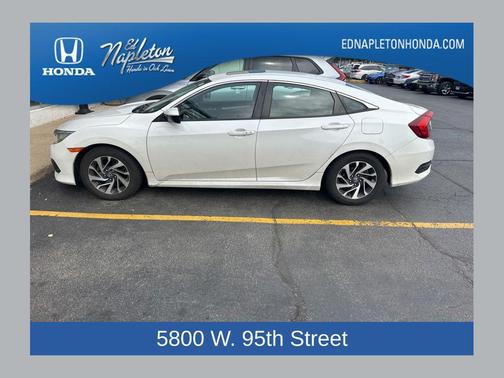 White 2016 Honda Civic EX