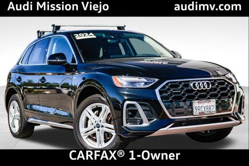 Mythos Black Metallic 2024 Audi Q5 e 55 S line Premium Plus