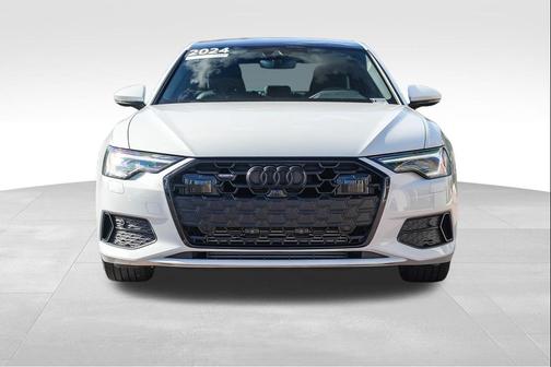 Glacier White Metallic 2024 Audi A6 45 Premium Plus