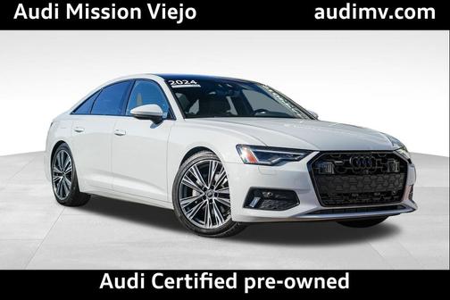 Glacier White Metallic 2024 Audi A6 45 Premium Plus
