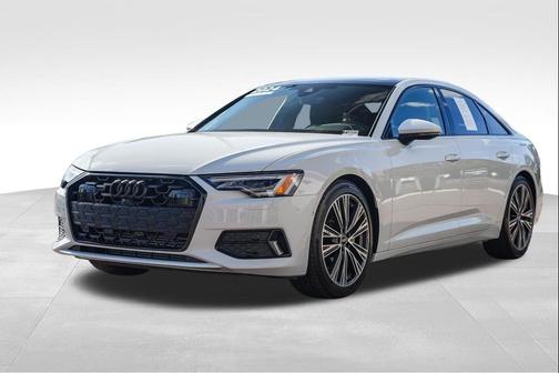Glacier White Metallic 2024 Audi A6 45 Premium Plus