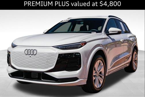 Glacier White 2025 Audi Q6 e-tron Premium Plus
