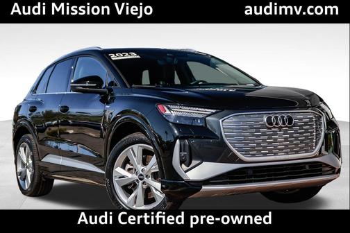 Mythos Black Metallic 2023 Audi Q4 e-tron Prestige 50 quattro