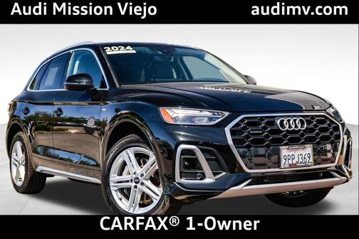 Mythos Black Metallic 2024 Audi Q5 e 55 S line Premium Plus