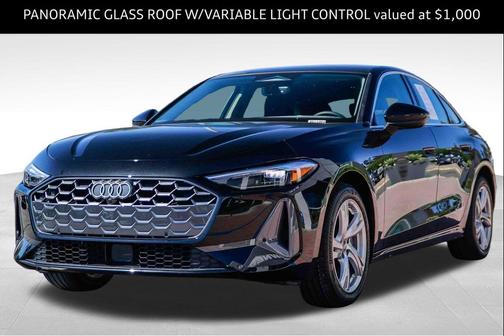 Black Metallic 2025 Audi A5 Premium TFSI quattro S tronic