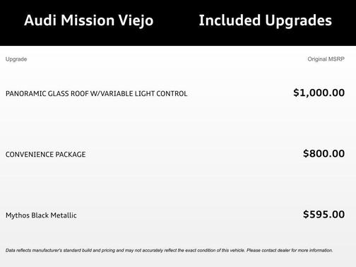 Black Metallic 2025 Audi A5 Premium TFSI quattro S tronic