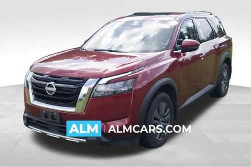 Red 2024 Nissan Pathfinder SV
