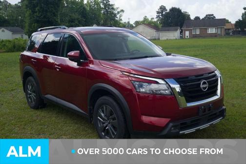 Red 2024 Nissan Pathfinder SV