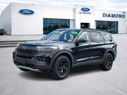 AGATE BLACK METALLIC 2021 Ford Explorer Timberline