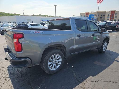 Satin Steel Metallic 2021 Chevrolet Silverado 1500 Custom