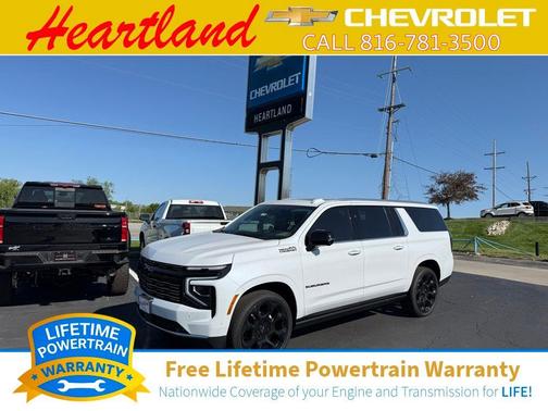 Polar White 2026 Chevrolet Suburban High Country