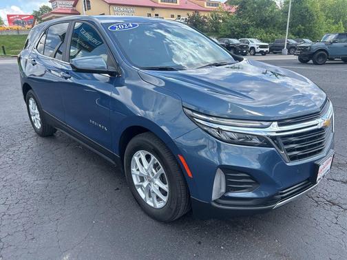 Lakeshore Blue Metallic 2024 Chevrolet Equinox LT