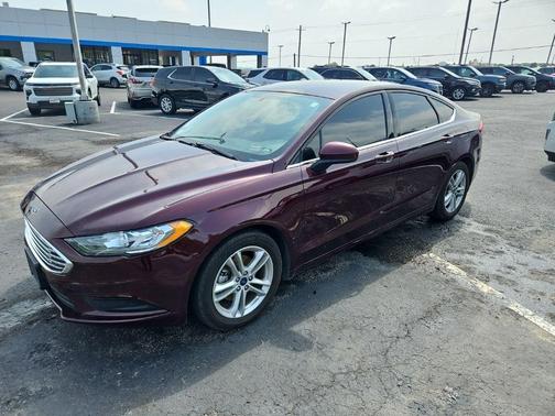 Burgundy 2018 Ford Fusion SE